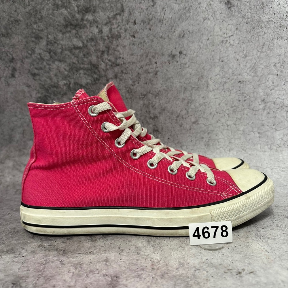 Converse Chuck Taylor All Star Men 9 Women 11 Raspberry Pink 132307F Hi Top